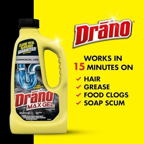 Drano Max Gel Drain Clog Remover thumbnail 3