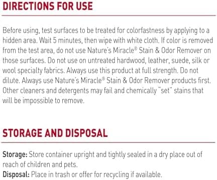 Nature's Miracle Stain & Odor Remover thumbnail 4