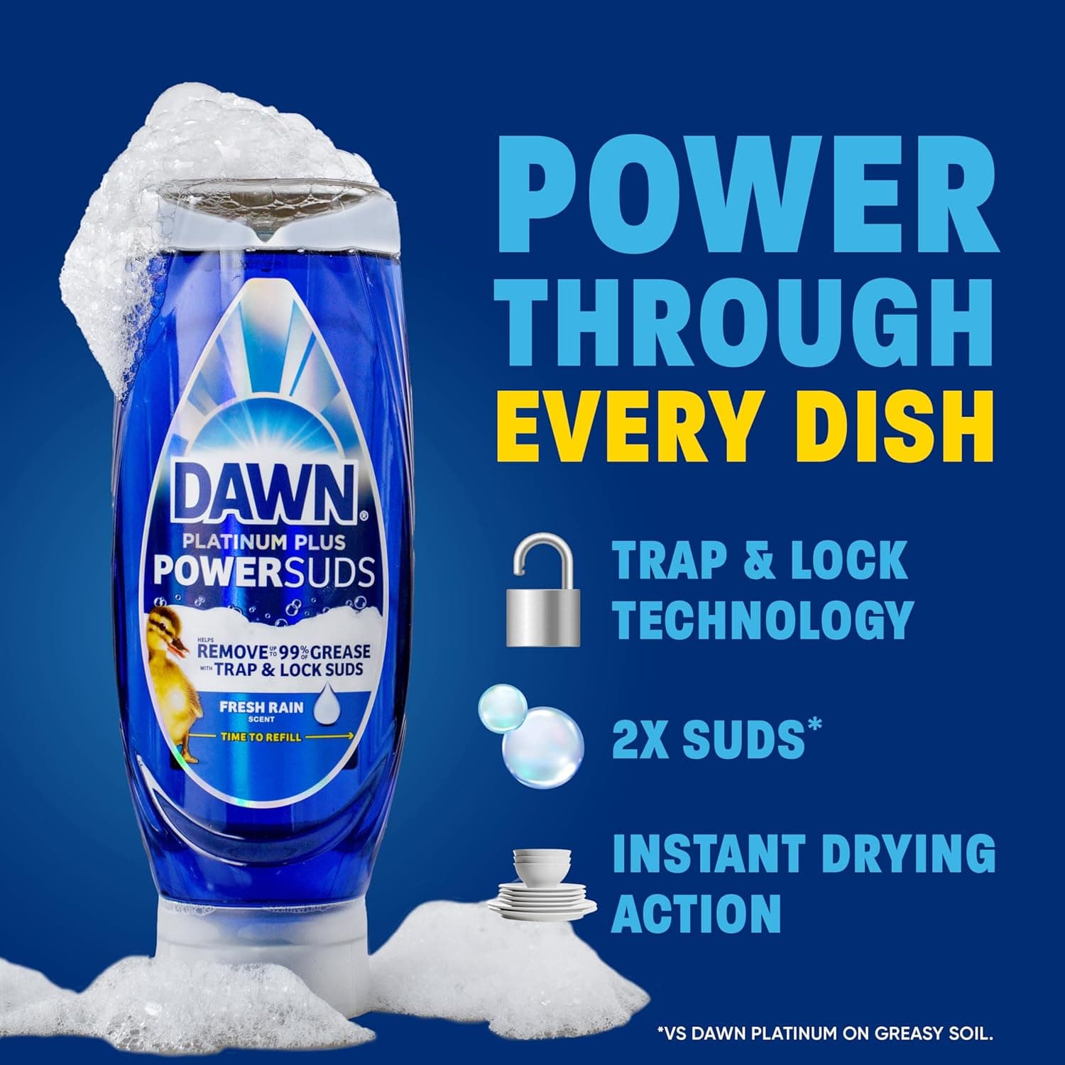 Dawn Platinum EZ-Squeeze Dish Spray thumbnail 2