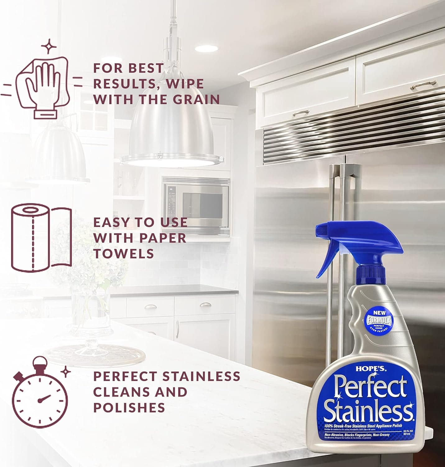 HOPE'S Perfect Stainless Steel Cleaner & Polish thumbnail 2