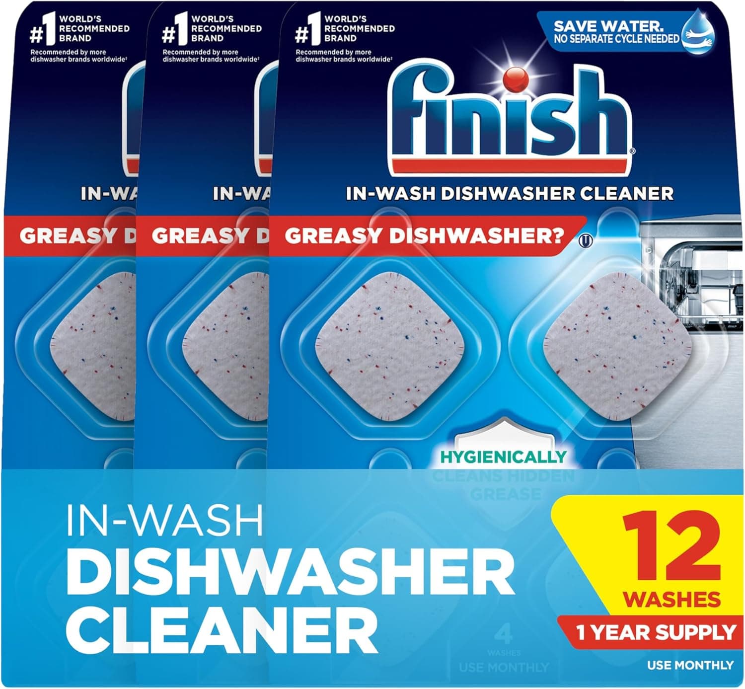 Finish Dishwasher Cleaner Liquid thumbnail 2