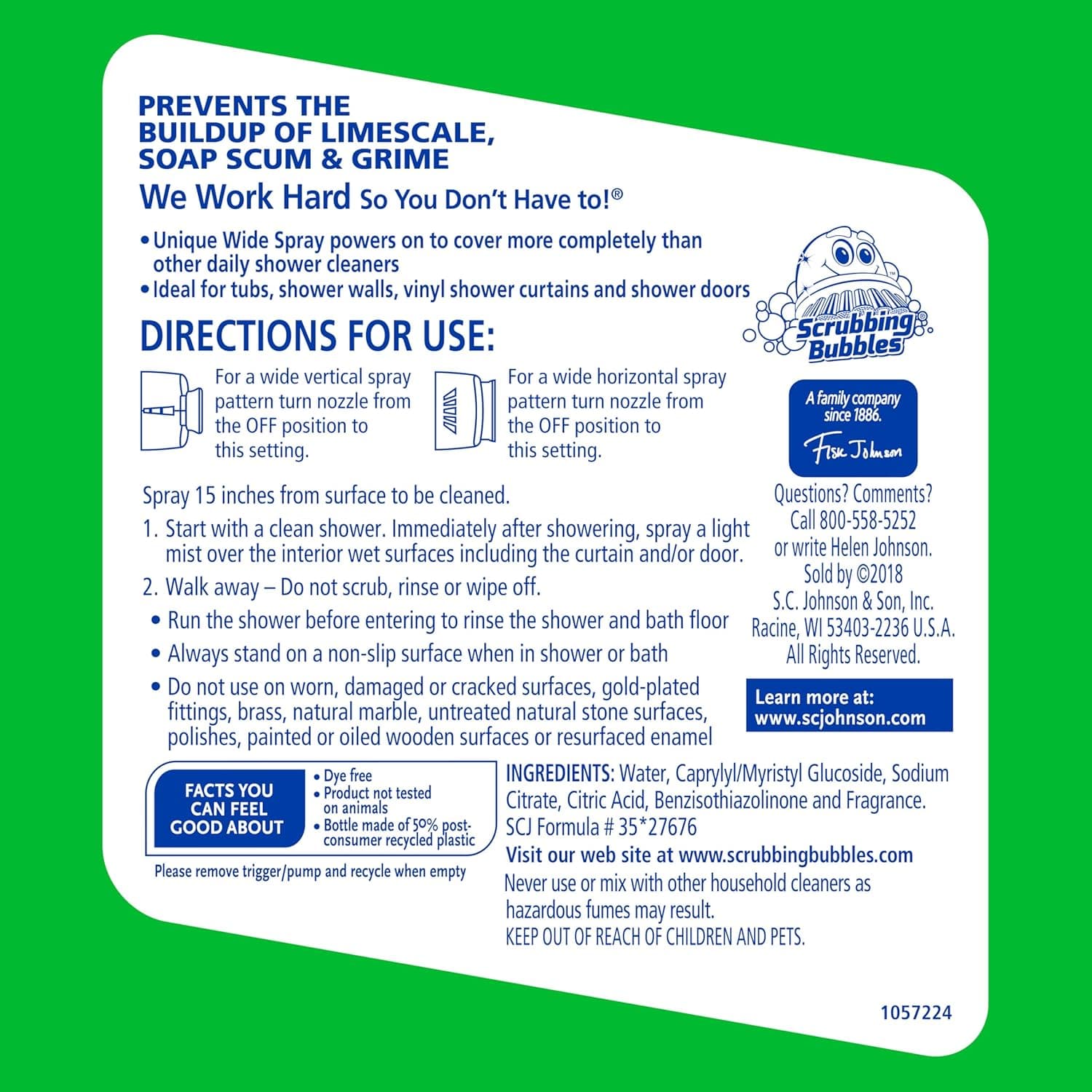 Scrubbing Bubbles Daily Shower Cleaner thumbnail 4