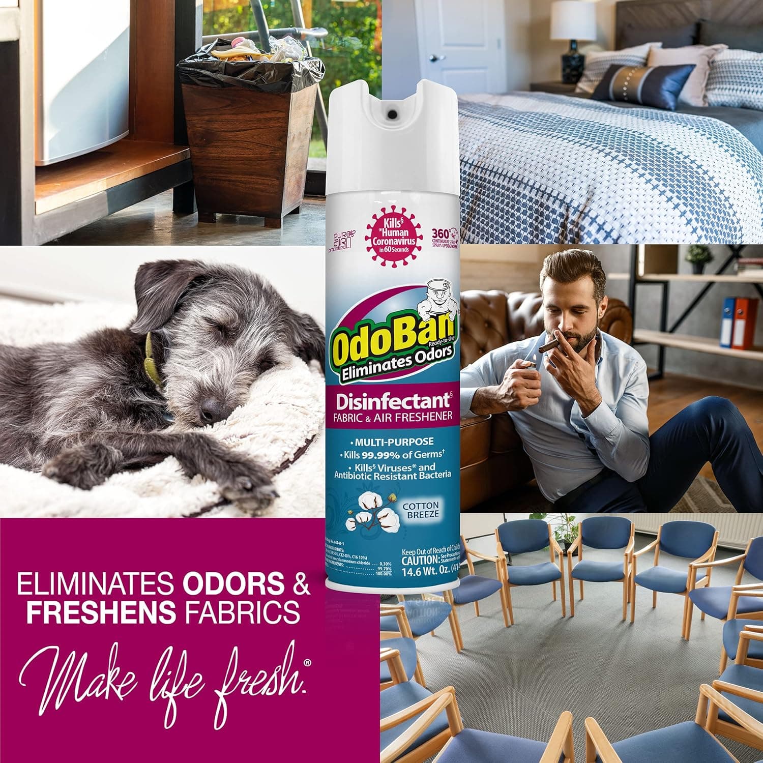 OdoBan Fabric & Laundry Spray thumbnail 3